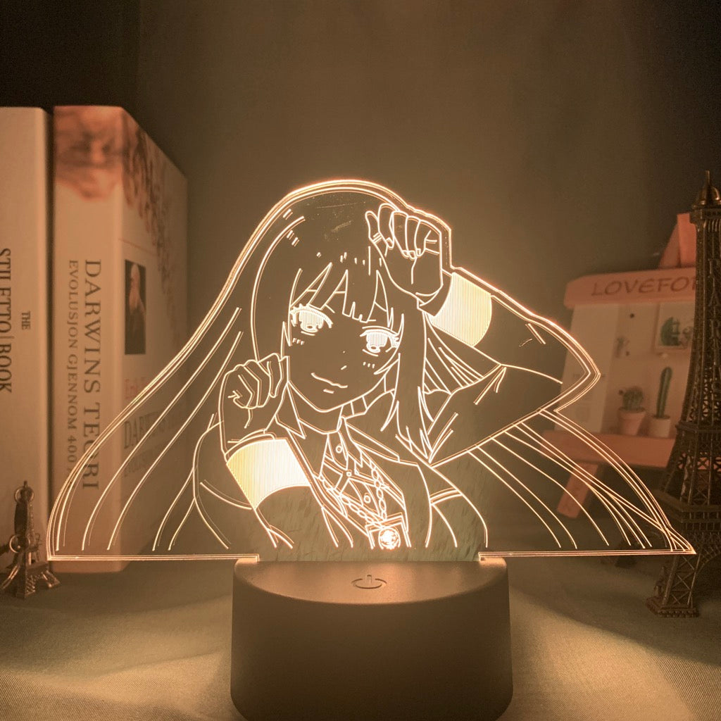 Anime Lamp: Yumeko Jabami Inspired Night Light | Kakegurui Anime Gifts