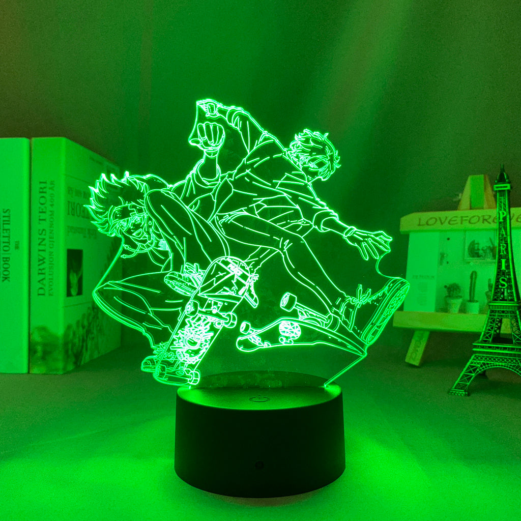 Anime Lamp: Reki x Langa Inspired Night Light | SK8 the Infinity Anime Gifts