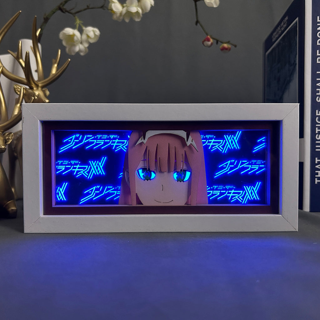Anime Light Box: Zero Two Inspired | Darling in the Franxx Anime Gifts