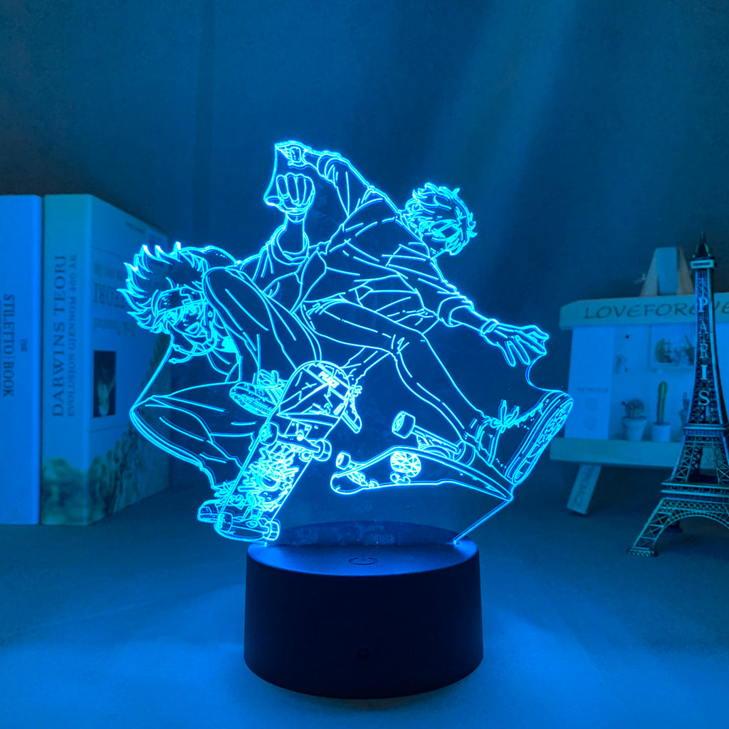 Anime Lamp: Reki x Langa Inspired Night Light | SK8 the Infinity Anime Gifts