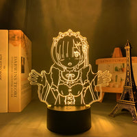 Anime Lamp: Rem Inspired Night Light | Re Zero Anime Gifts