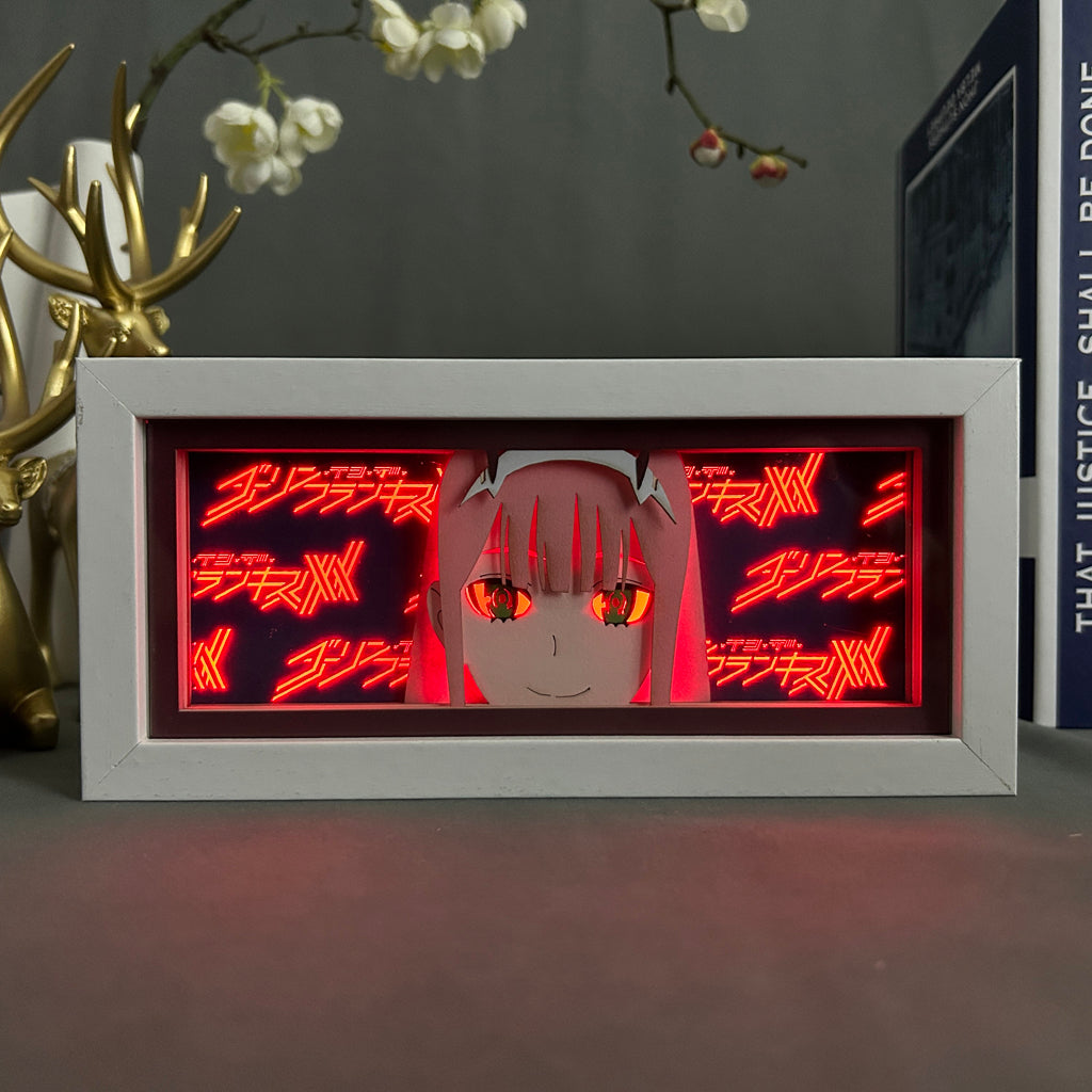 Anime Light Box: Zero Two Inspired | Darling in the Franxx Anime Gifts