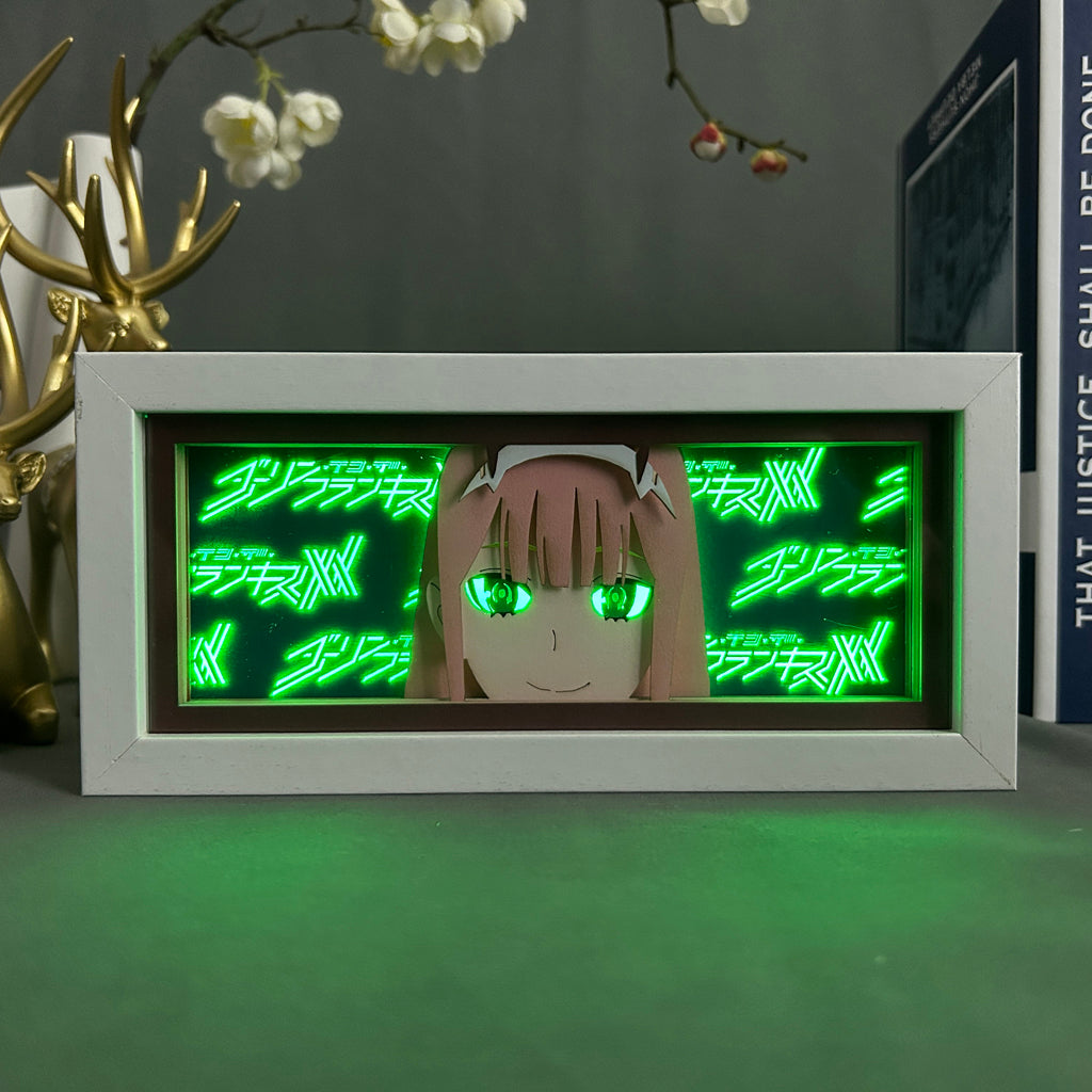 Anime Light Box: Zero Two Inspired | Darling in the Franxx Anime Gifts