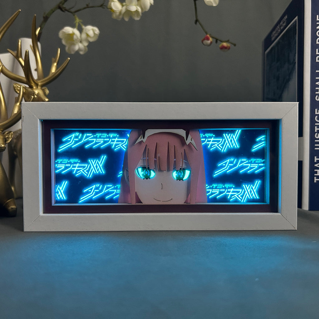 Anime Light Box: Zero Two Inspired | Darling in the Franxx Anime Gifts